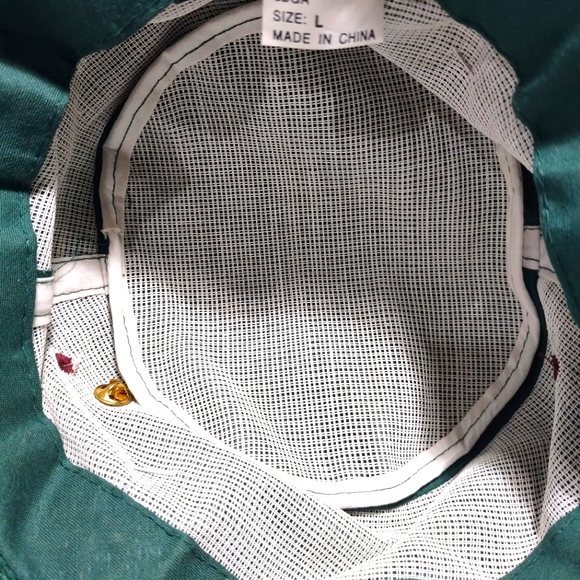 GENUINE ANTIQUE PERSON Novelty Bucket Hat with 18 Pins - Size: Large - Picture 9 of 10